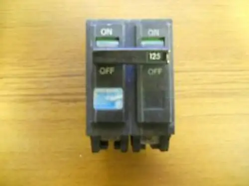 General Electric 125 Amp 2 Pole Circuit Breaker Thhql21125 ......... Oo-37