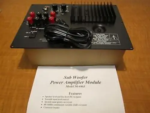 Mcm Model 50-4465 Sub Woofer Power Amplifier Module