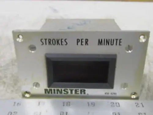 Minster 490-0246 Strokes Per Minute Meter