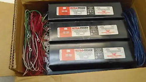6 Valmont Electric E296Pi277G11 Ballast 277V .49Amp 60Hz 75/60W- Lamp