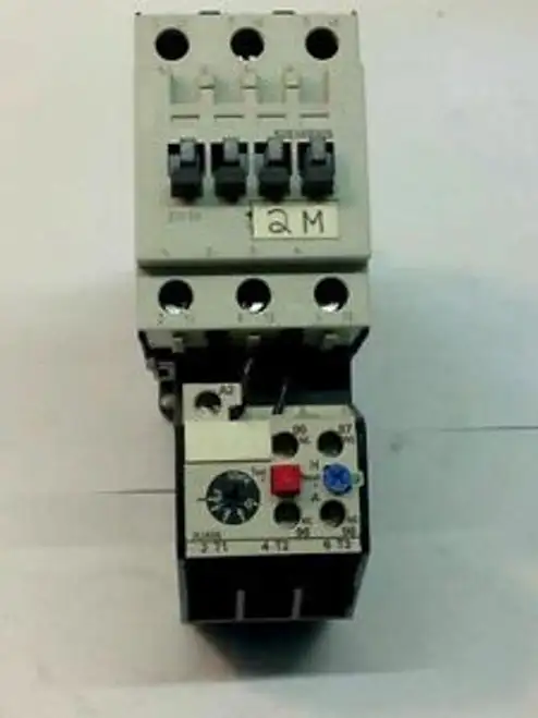 Siemens Contractor Overload Relay 3Tf34 00-Ob 3Ua55 00-1J 55 Amp 3 Pole