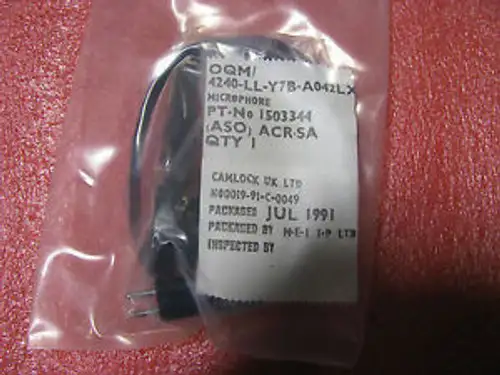 Meggit Microphone Part # 1503344 Nsn: 5965-99-299-9683