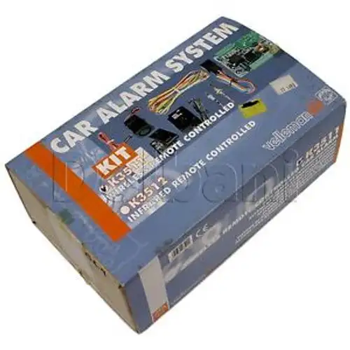K3511 Velleman Kit Wireless Remote Controlled Car Alarm System (Rf)