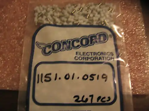 Qty: 267 Units P/N 1151-01-0519 Concord