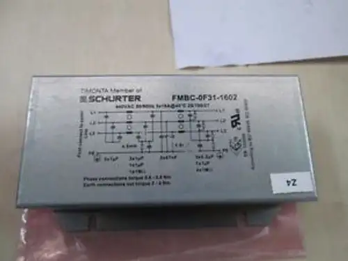 Schurter Fmbc-0F31-1602 Power Line Filter Fmbc Input Filter 16A Spez