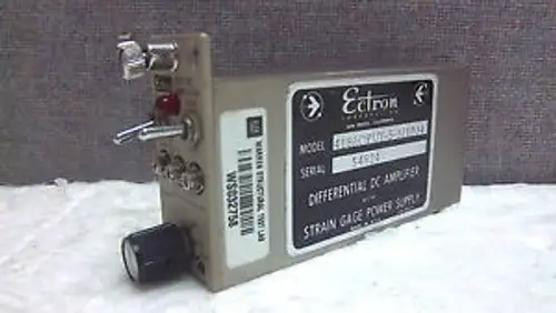 Ectron Differential Dc Amplifier 418Aopuy-5-M1034 Surplus 418Aopuy5M1034