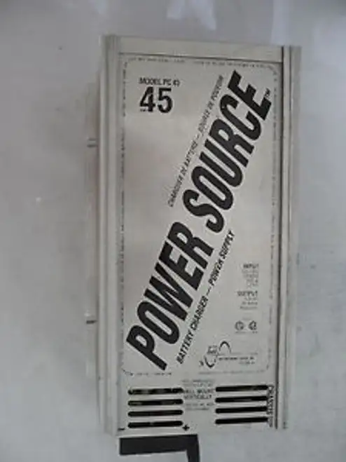 Power Source Power Supply Battery Charger Model Ps-45 45 Amp