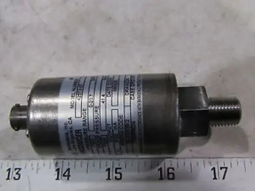 Barksdale Pressure Transducer 425T2-07 0-300 Psi 1/4Npt