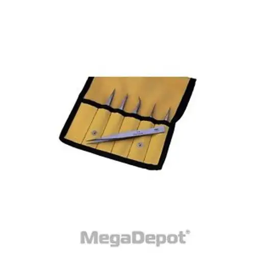 Aven 18480Tt 6-Piece Precision Tweezers Set