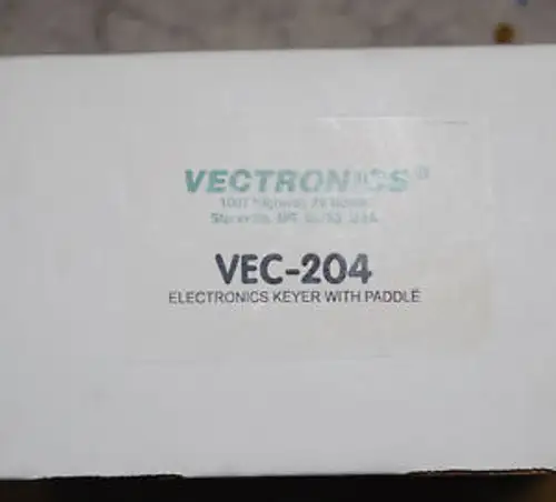 Vec-204 Electronic Keyer W/Paddle In Vectronics