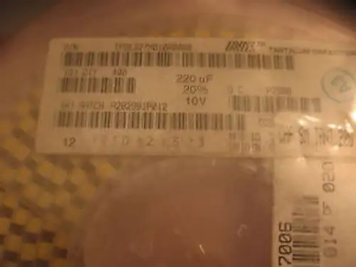 400 Pcs P/N Tpse227M010R Tantalum Capacitors Solid Smd 220Uf 10V 20% 60 Esr