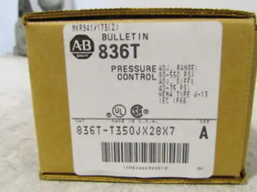 A-B Allen Bradley 836T-T350Jx28X7 Ser A Pressure Switch