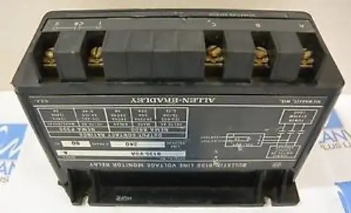 Allen-Bradley Line Voltage Monitor Relay 813S-Voa 240V 3Ph 60Hz