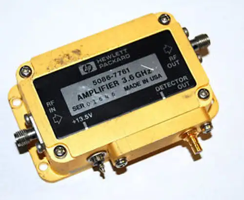 Hp Agilent 5086-7761 Amplifier 3.6 Ghz