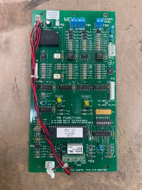 Siemens Moi-7 Fire Alarm Output Input Module Network Card