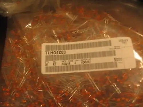 Qté : 5000 Pcs P/N Tlho4200 Standard Leds Through Hole Orange Tint Non-Diff