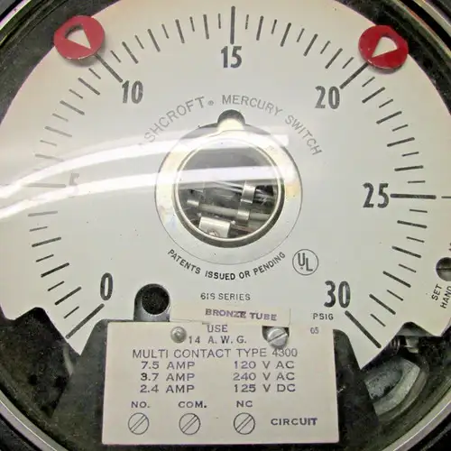 Ashcroft 61-S4360A20-02L Pressurre Switch