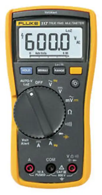 Fluke Digital Multimeter Dmm Fluke 117 True Rms Ac/Dc Volt-600V Current-10A