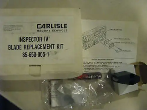 Carlisle Blade Replace. Kit 85-650-005-1 Nsn: 5835-01-198-6177 Inspector Iv