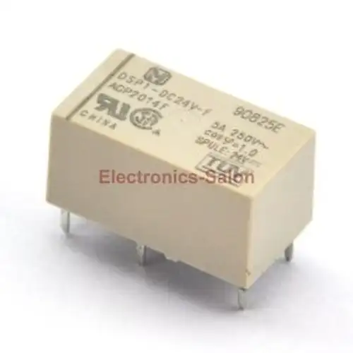 50X Panasonic Dsp1-Dc24V-F Small Polarized Power Relay 1 Form A 1 Form B.