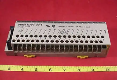 Omron G7Vc-Oc16 Output Block 24Vac 24Vdc 2A Max G7Vc-0C16 G7Vcoc16 1240E