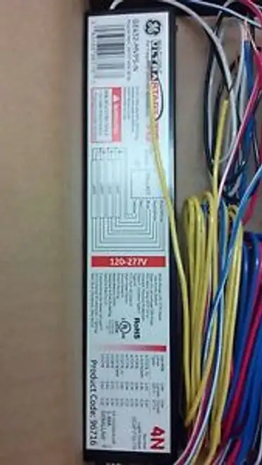 Ge Lighting 96716 Ge432-Mvps-N 120/277-Volt Ultrastart Electronic Fluorescent