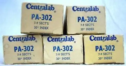 5 Centralab Pa-302 Rotary Switch Shafts Old Stock Never