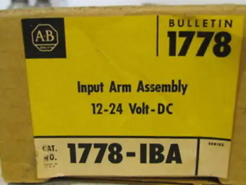 A-B Allen Bradley 1778-Iba Input Arm Assembly