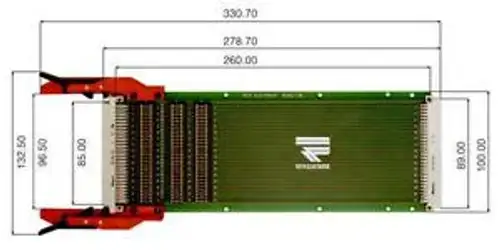 3X Re960C96/1Lf - 19 Adapter 96-Pin. Short Schlu√£√ø Connectors Roth