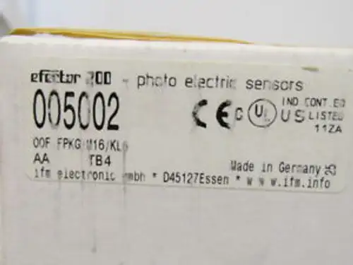 Ifm Efector 005002 00F-Fpkg/M16/Kl6 6-Port Fiber Optic