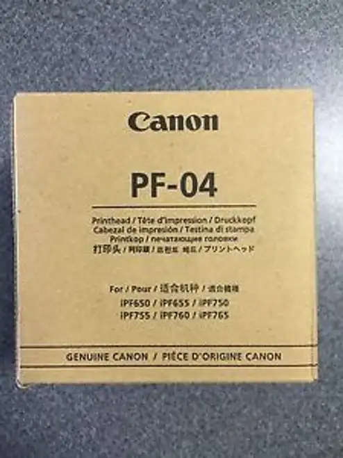 New Genuine Canon Pf-04 Printhead