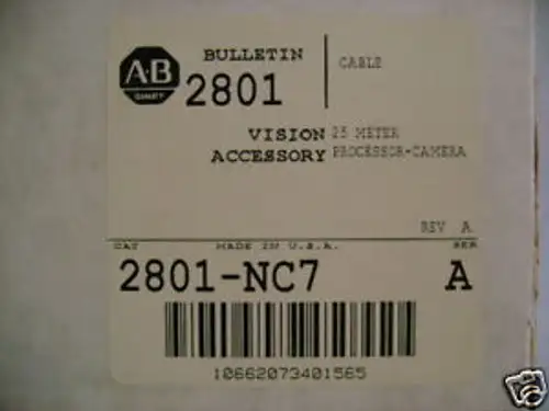 New Allen Bradley 2801-Nc7 25 Meter Vim-Yb Camera Cable