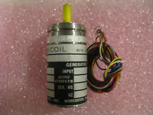 Transcoil Motor Generator # U-203915-8-2-3 Nsn: 6125-00-883-8736