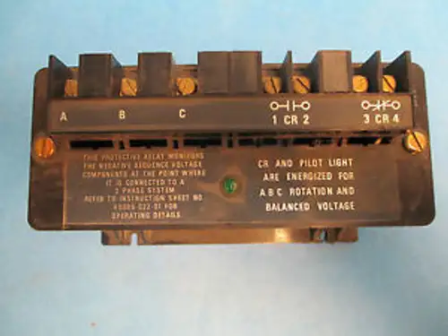 Allen-Bradley Line Voltage Monitor Relay 813S-Voh 208V 3Ph 60Hz