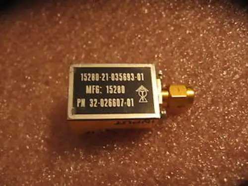Qty: 1 Unit P/N 32-026607-01 Limit 1/Bg Nob Mfr 15280