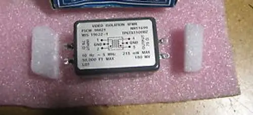 North Hills Signal Proces. Video Isolation Xfmr # Nh11699 Nsn: 5950-01-042-4920