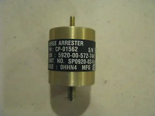 Circle Prime Mfg Cp-01562 Arrester Electrical Surge Nsn: 5920-00-572-7441