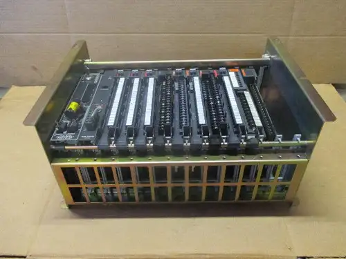 Allen Bradley 12 Input Output Universal Chassis Rack 1771-A3B W/ Cards