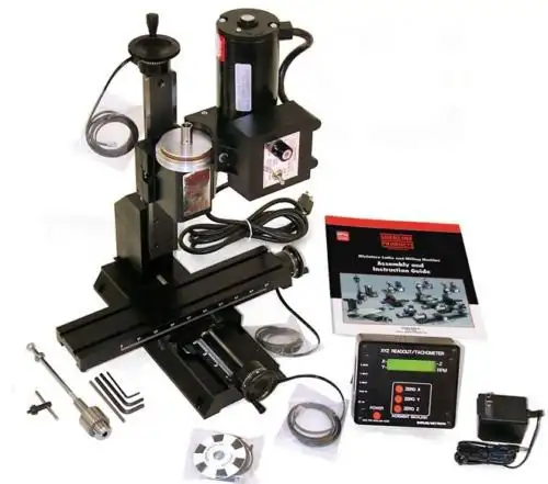 Sherline 5400-DRO INCH Deluxe Mill Oil reservoirs on all axes