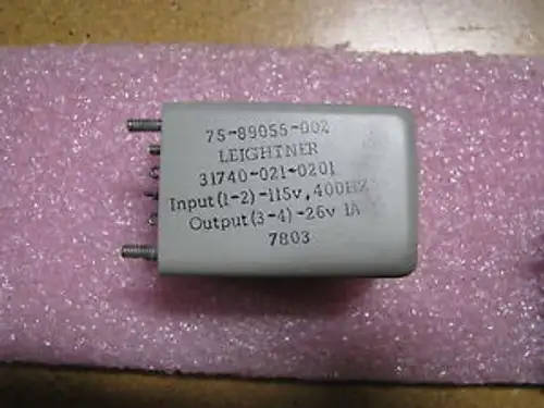 Leightner / Raytheon Transformer # 75-89055-002 Nsn: 5950-01-041-2054