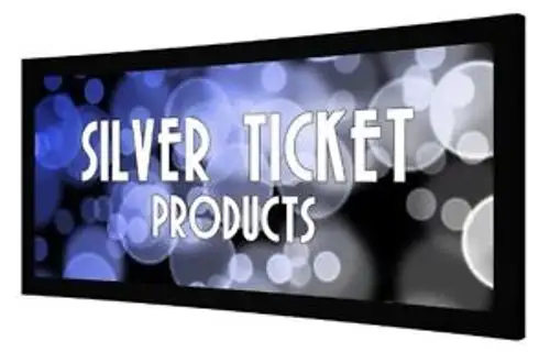 Stc-158 Silver Ticket 158 Diagonal Curved Frame 2.35:1 Cinema Format (6 Piece F