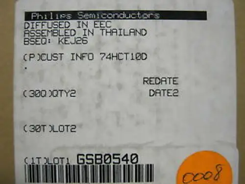 74Hct10D 15000 Philips Product Original Fact Boxes 9337 Dc And 9948 Dc