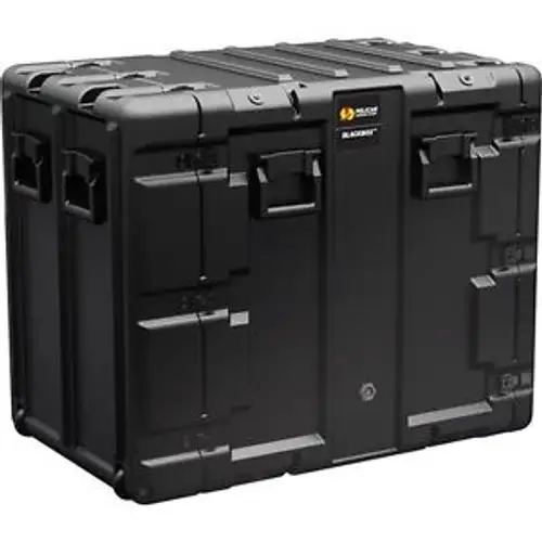 Pelican Blackbox-14U Hardigg Double End Rackmount-Black