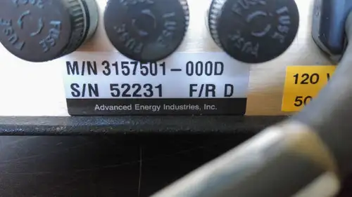 Source d'énergie plasma Advanced Energy Pe-1000 Ac 3157501-000D
