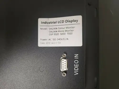 10.4" LCD Screen for OKUMA OSP 5020L 7000 12" CRT Color Monitor EO105-800-035-1