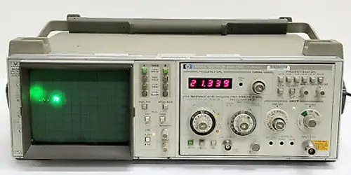 Hp 853A Spectrum Analyzer Display W/ Module 8559A .01-21Ghz