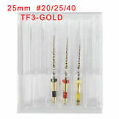 3* Dental Endodontic Reciprocating Niti Rc Files 25Mm Assorted R25-R50/#20/25/40