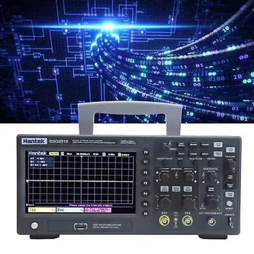 Dso2D10 2Ch Osciloscopio de Almacenamiento Digital 100Mhz 1Gsa/S+1Ch Fuente de Señal Caliente