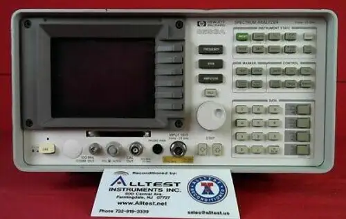 Hp 8593A-004-021 Portable Spectrum Analyzer 9 Khz-22 Ghz 3044A01013