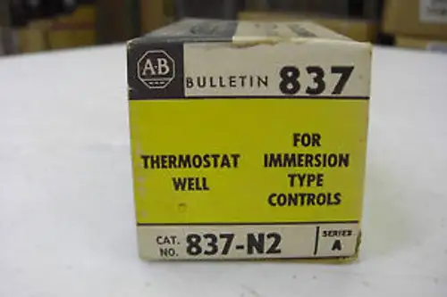 New Allen Bradley 837-N2 Thermostat Well